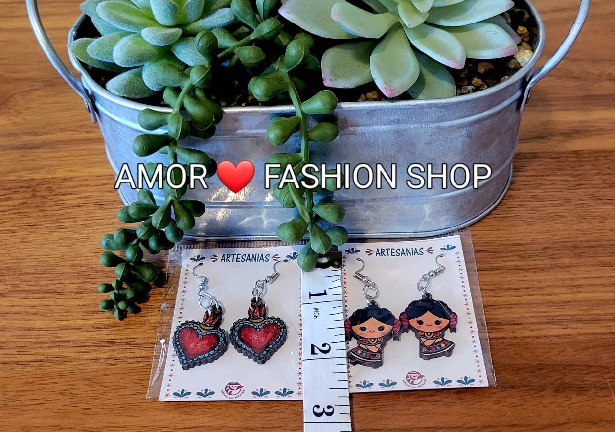 Aretes inspirados en LV✨ MK - Joyeria Artesanal Kari