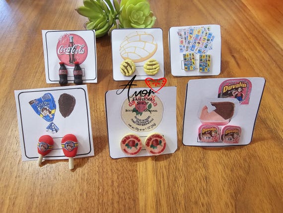 Mexican Theme Stud Earrings