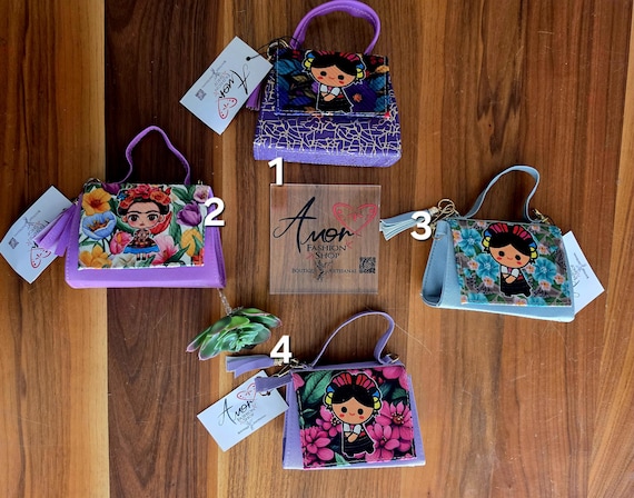 Girls Bolsita Cajita Crossbody Yute Bag | Bolsa Mexicana de Yute para Niñas