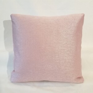 Set of 2 Designer Fabric Square Pink Throw Pillows -- Remnant Fabric at Deep Discount