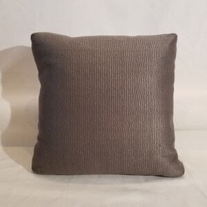 Set of 2 Designer Fabric Square Brown Earth Fault Line Throw Pillows -- Remnant Fabric at Deep Discount