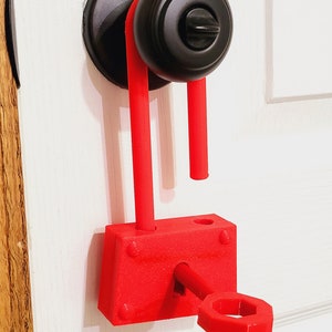 Hello Neighbor Lock and Key 3D Printed Fan Inspired image 5