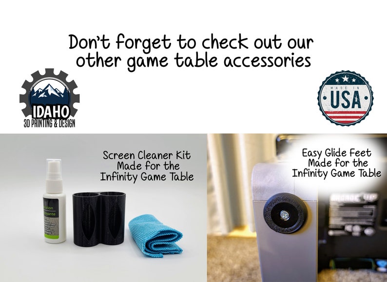 Game Table Screen Blockers No Peeking Fits Infinity Game Etsy