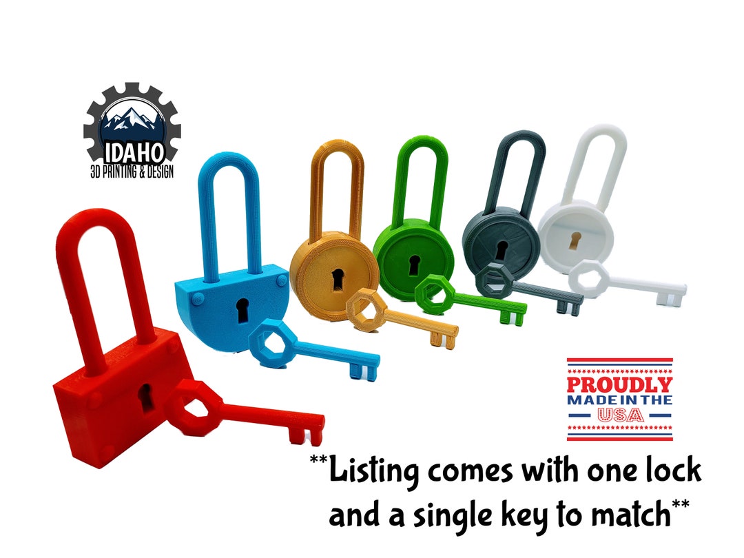 Hello Neighbor Lock and Key 3D Printed *fan Inspired*