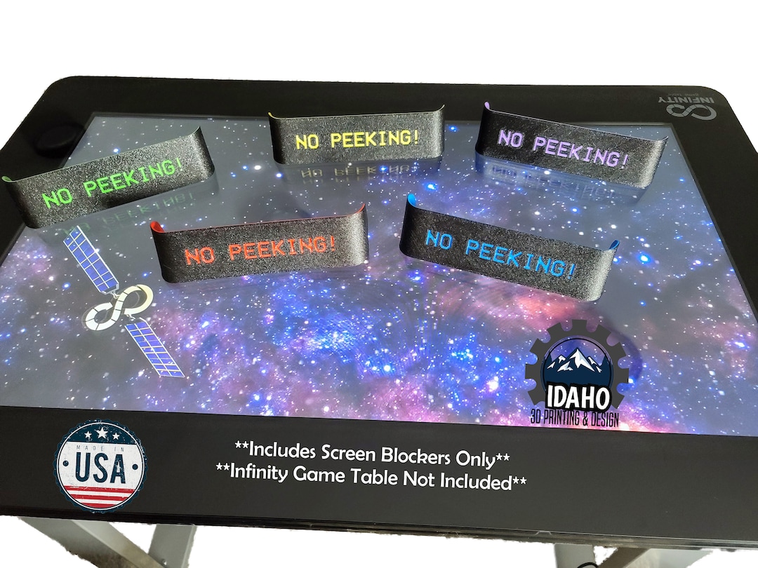 Game Table Screen Blockers No Peeking Fits Infinity Game Table
