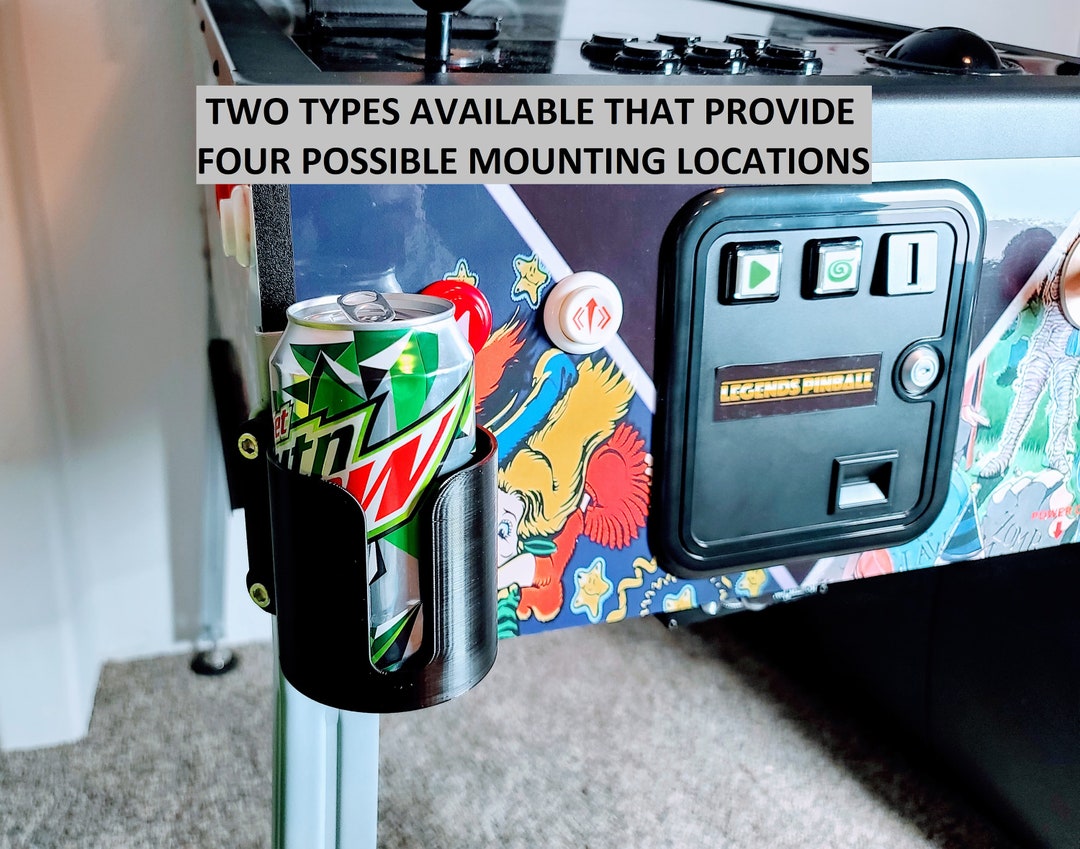 Pinball Drink Holder Fits AT Games Legends Pinball ALP Etsy