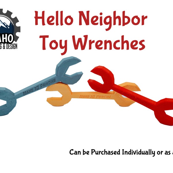 Toy Wrenches - Proudly made in the USA - Hello Neighbor