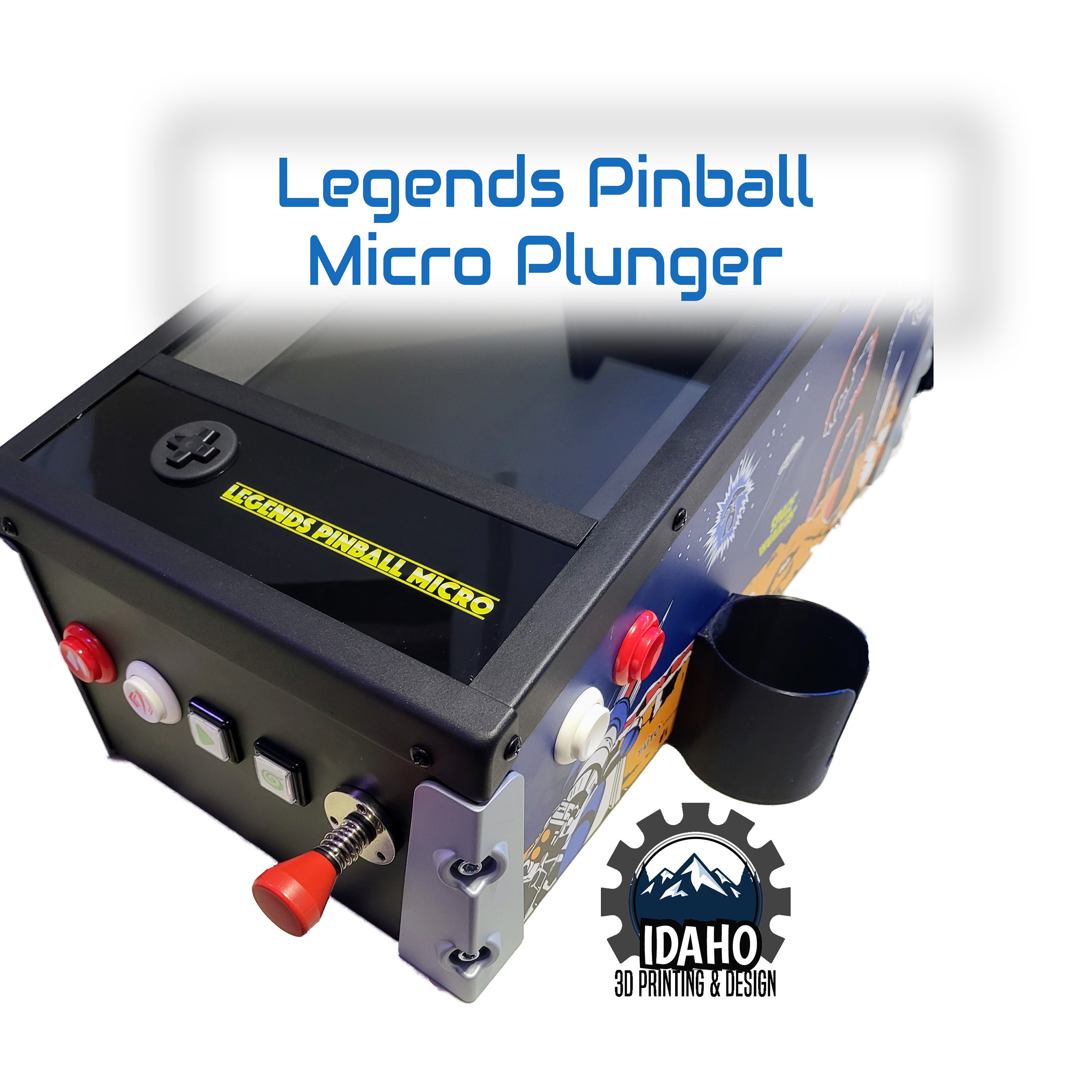 Máquina de pinball Pinbot Williams campo de juego RARA OPERADA CON MONEDA