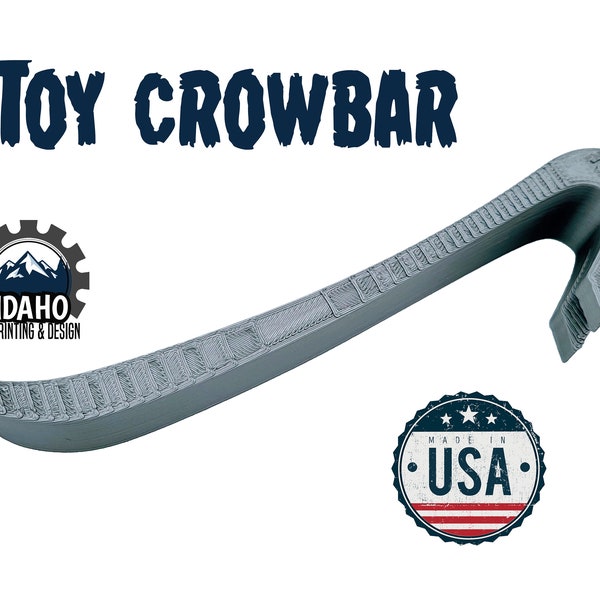 Hello Neighbor - Heavy Duty Crowbar -3D Printed Pretend Play In Real Life *Fan Inspired*