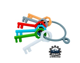 Hello Neighbor - Toy Keys with Keyring for Pretend Play