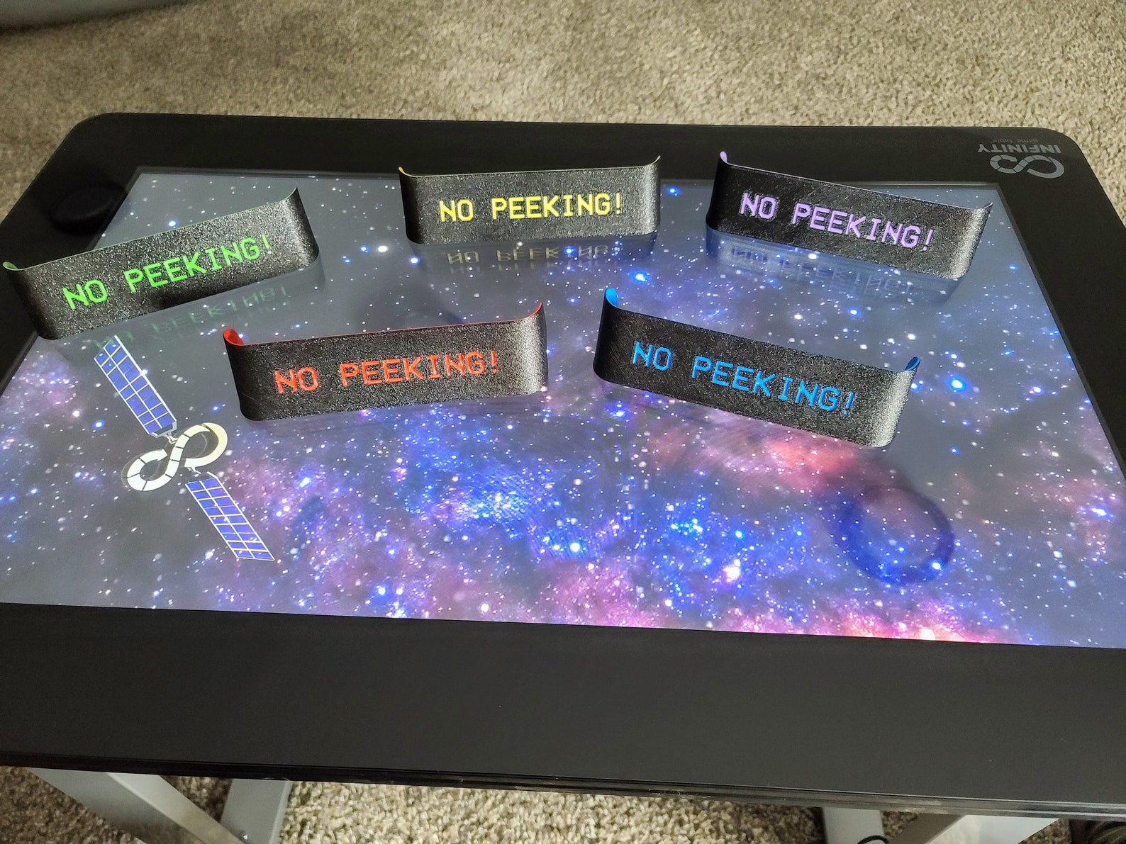 Game Table Screen Blockers No Peeking Customized or Plain Etsy