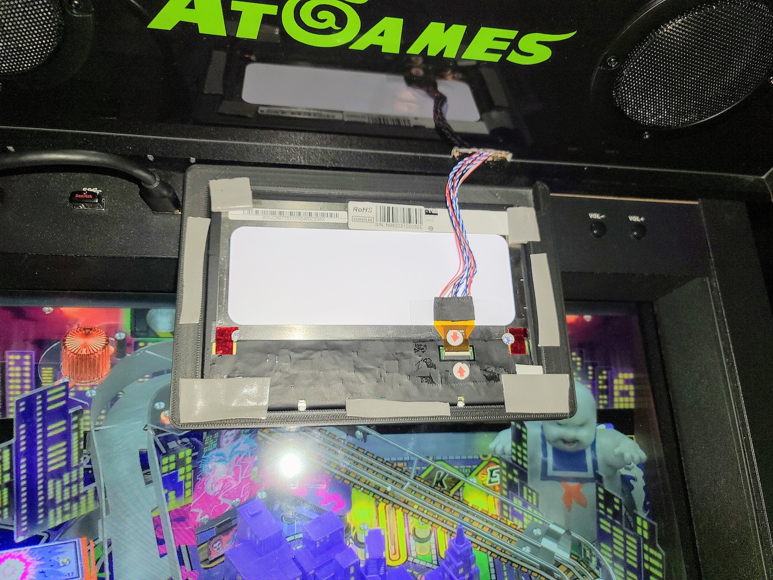 Pinball LCD Screen Bezel Fits AT Games Legends Pinball Dmd Etsy