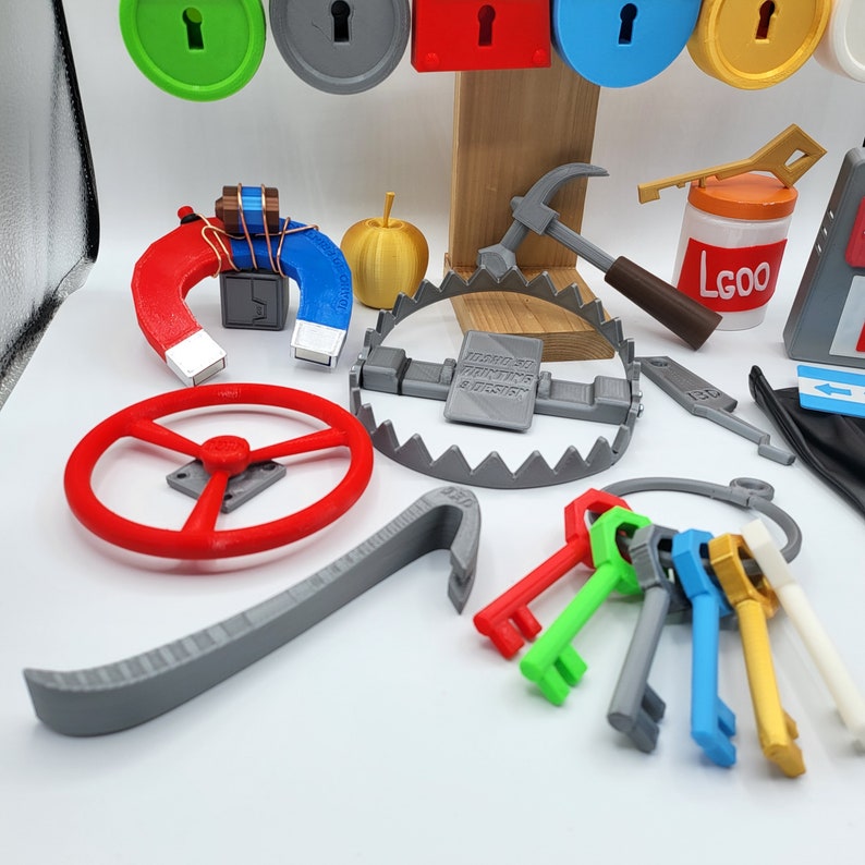 Hello Neighbor Keys Wrenches and Accessories fan Inspired Etsy