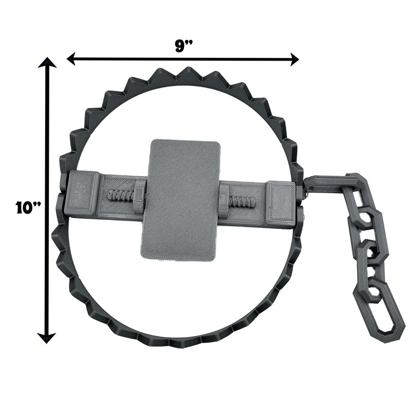 Large 10 Bear Trap Great for Halloween Role Playing Cosplay Kids Toys Prop image 4