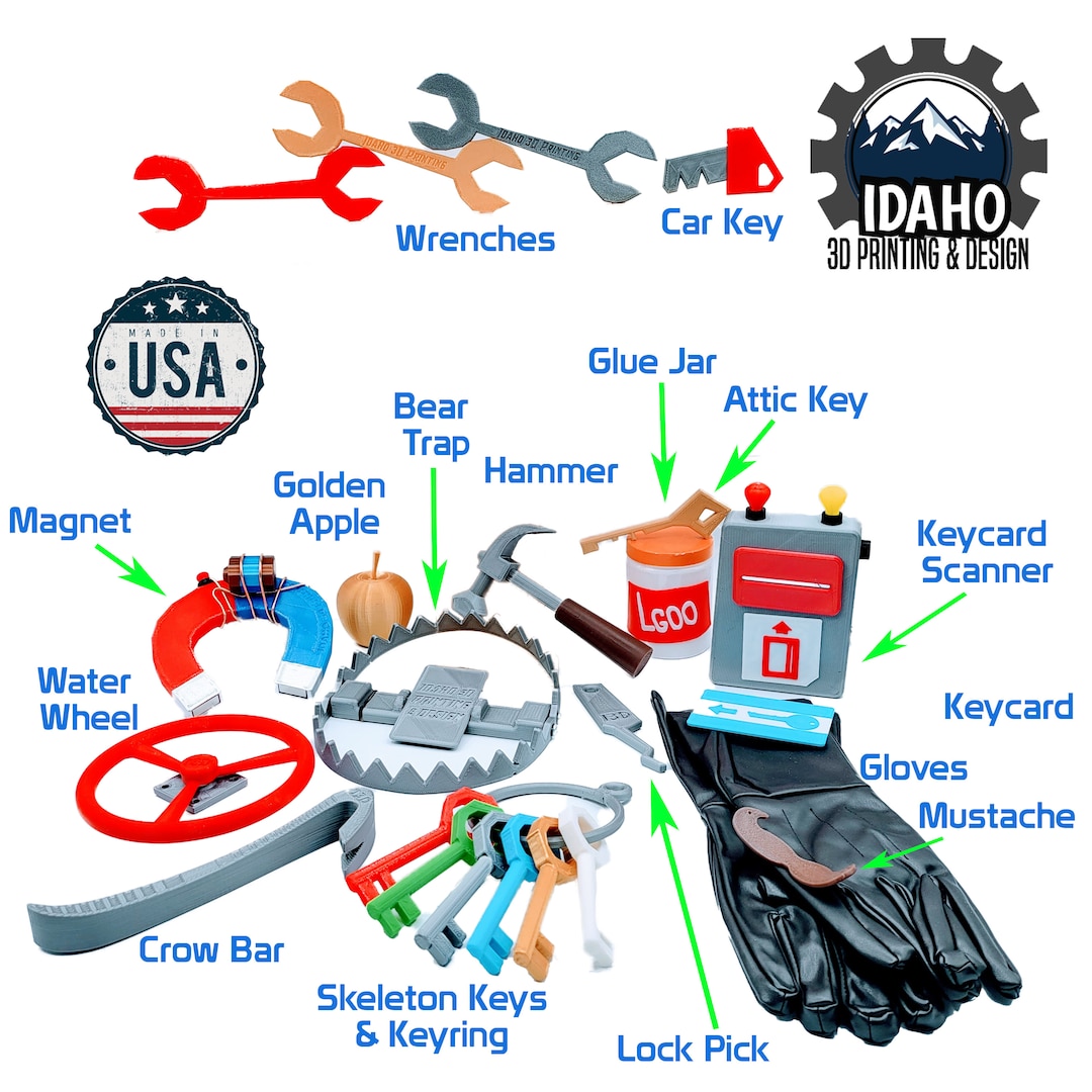 Hello Neighbor - Keys, Wrenches and Accessories *fan