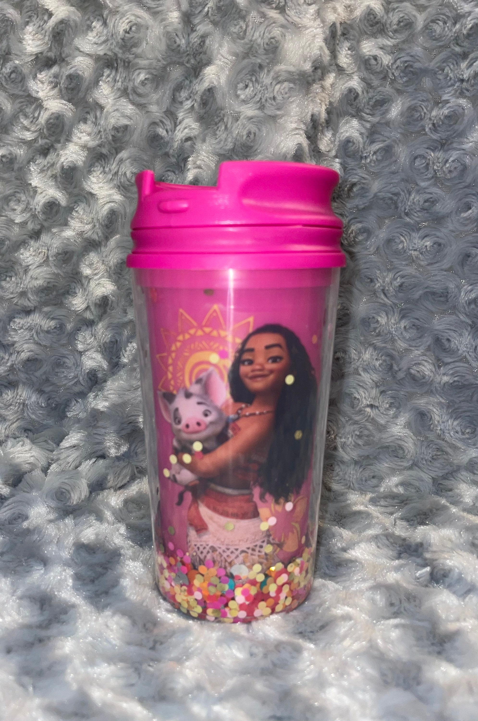 Disney Moana Cup Ocean Connects Us Children's Flip Top Etsy