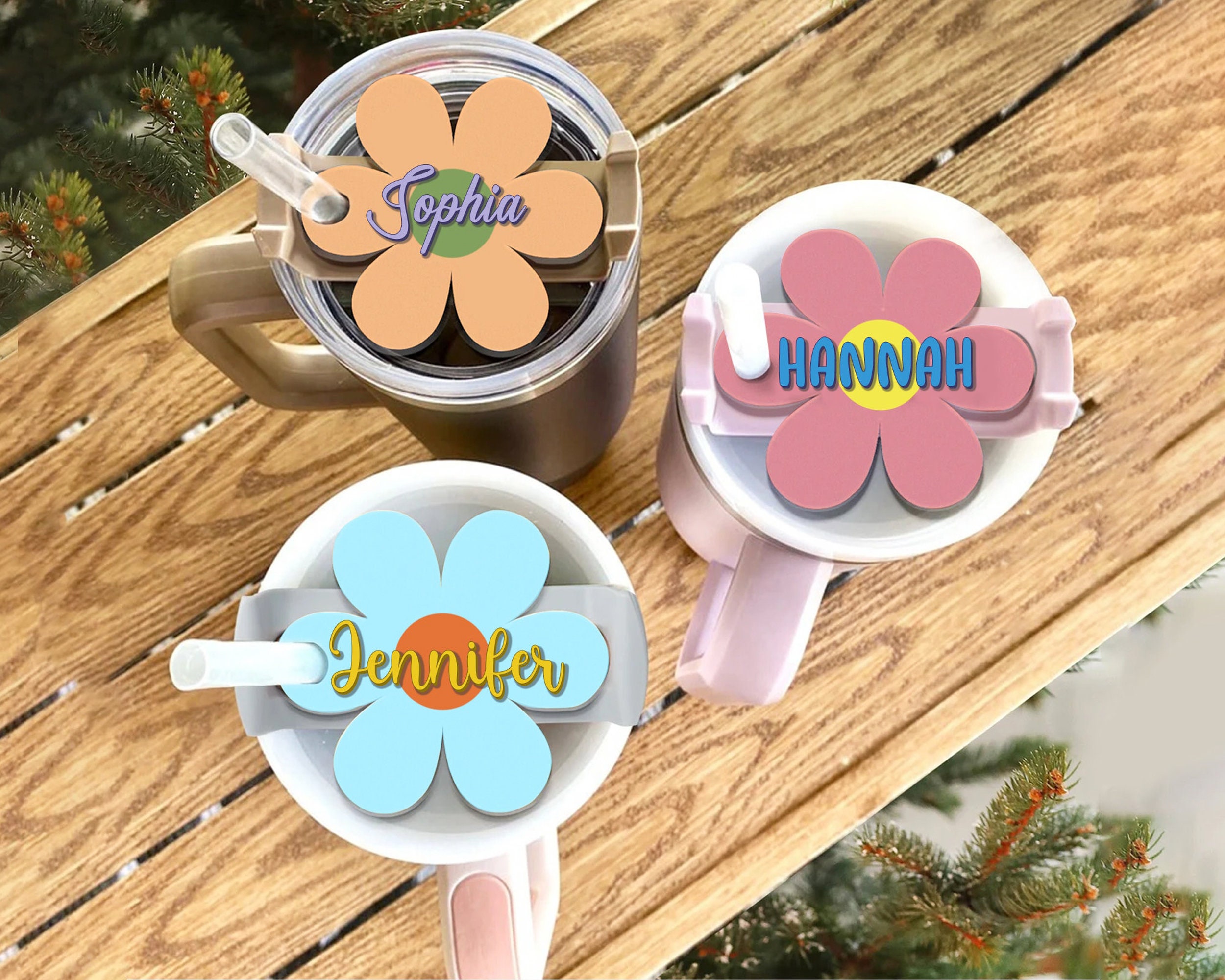 40oz Or 60oz Tree Frog Personalized Name Tag, Topper Stanley Tumbler Name  Plate Topper, Personalized Stanley Accessory - Stylish Stanley Tumbler -  Pink Barbie Citron Dye Tie