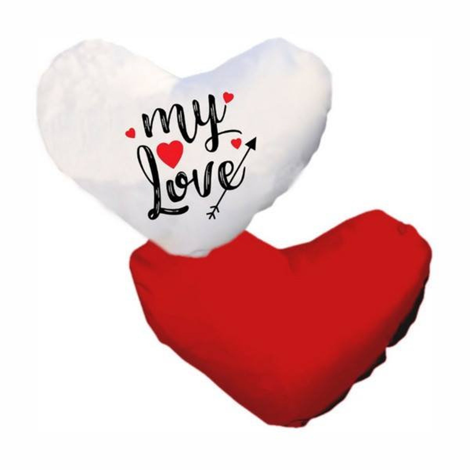 Heart Pillow heartshaped pillow Valentine's Day Etsy