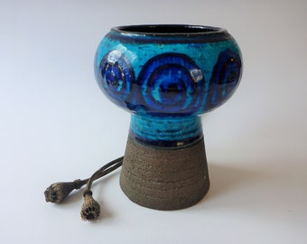 Rorstrand Mid-Century Modern Studio Ceramics Vase by Inger Persson Vintage Swedish Salt Glaze Pottery Scandinavian Home Decor