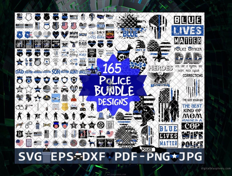 Download 165 Designs Distressed Flag Police Thin Blue Line Svg Bundle Backthe Blue Lives Matter Badge Wife Mom I Ve Got Your Six Daddy Blue Svg Digital Art Collectibles Aabenthus Cbs Dk