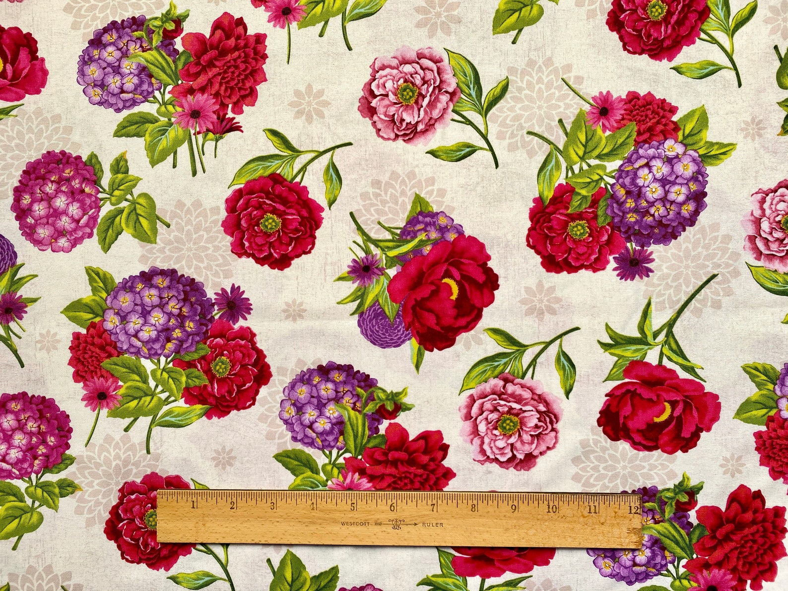 1/2 Yard Cotton Quilting Fabric Wilmington Floral Serenade Etsy