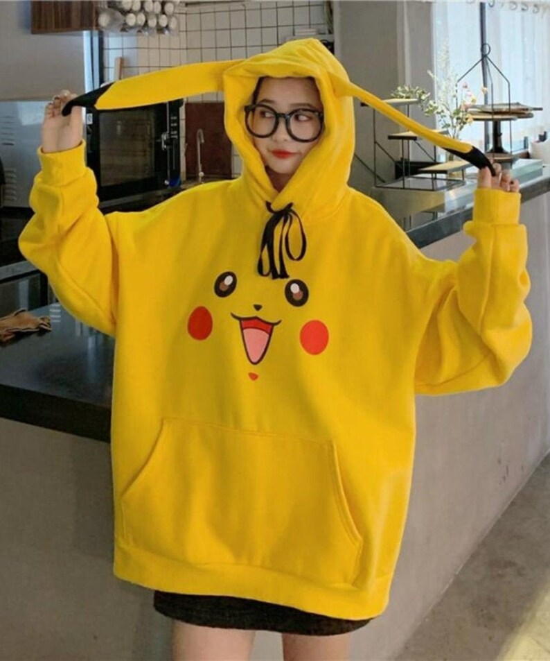 Pikachu hoodie online Clearance