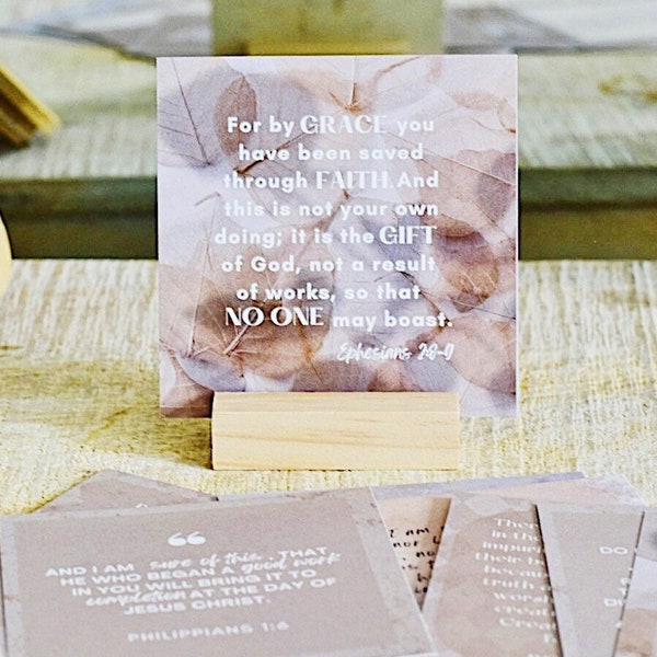Scripture Cards | Encouraging Verse Cards | Scripture Card Set of 12 | Gifts for Christian Women | Women's Retreat | Women's Conference