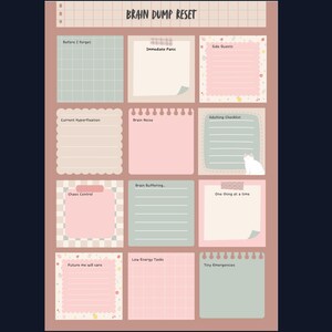 Brain Dump Reset Kladblok
