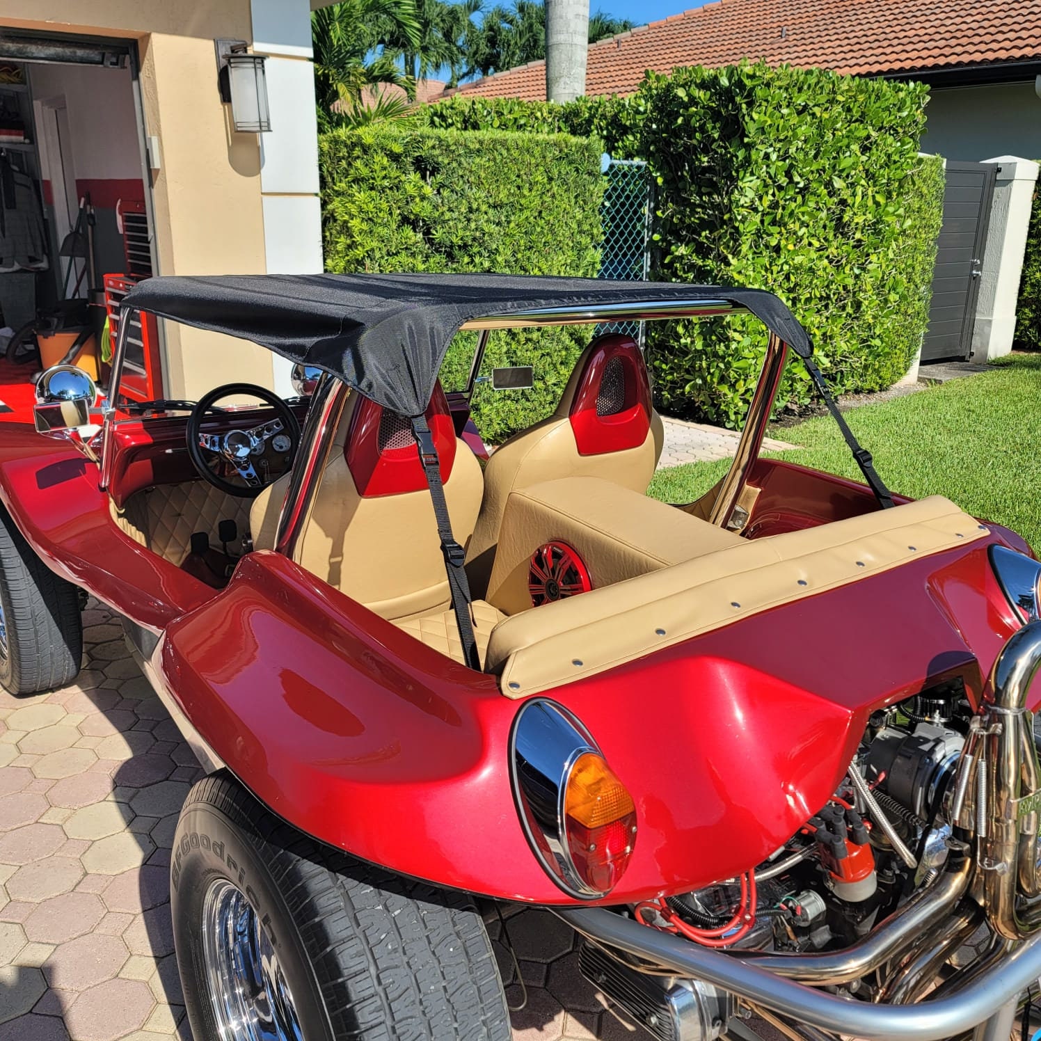 NEW Better Fit BLACK Bikini Soft Top For Meyers Manx Dune Buggy VW new-better-fit-black-bikini-soft-top-for-meyers-manx-dune-buggy-vw