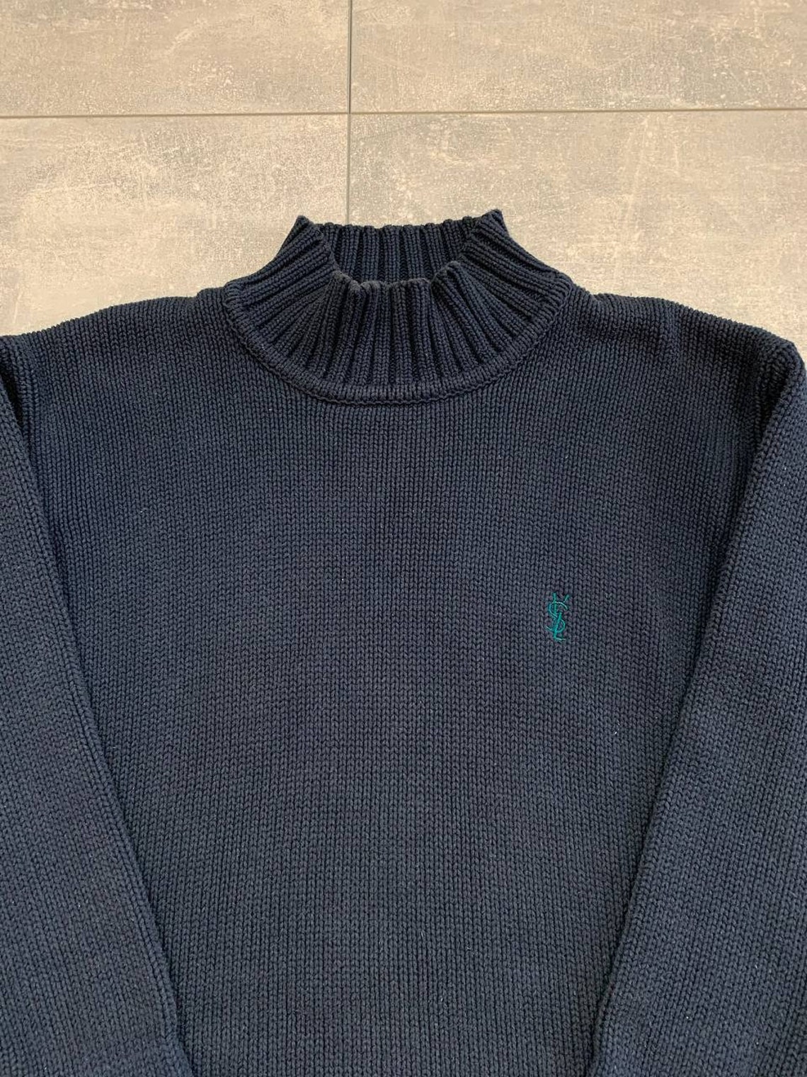 Yves saint Laurent ysl crewneck vintage sweater rare vntg | Etsy
