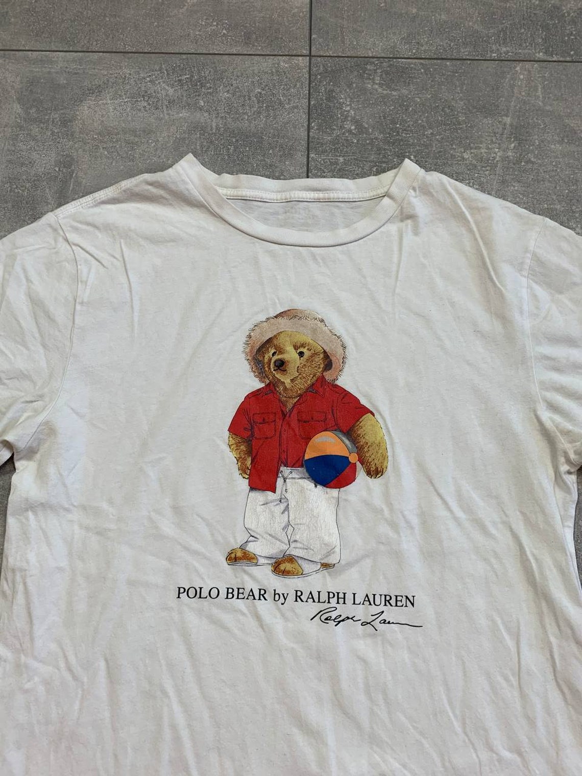 Polo bear Ralph Lauren big logo T-shirt | Etsy