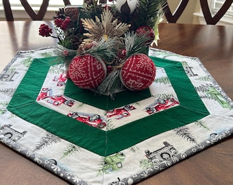 Christmas Hexagon Table Topper