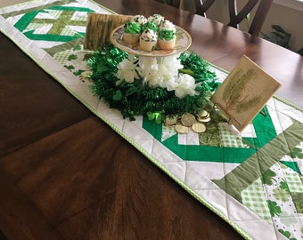 St Patrick Day Table Runner