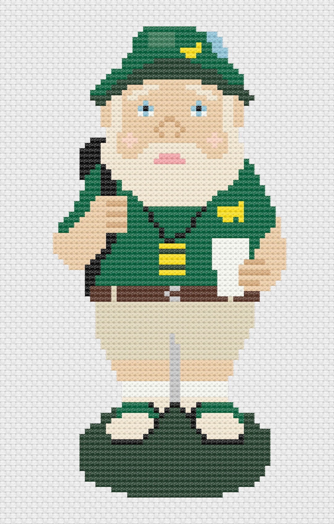 Masters Tournament Inspired 2019 Green Patron Gnome Handpainted ...