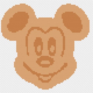 Disney Parks Inspired Mickey Waffle Handpainted Needlepoint Canvas