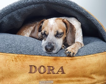 Personalised Dog Bed Name Embroidery for Dora Cocker Dog Beds