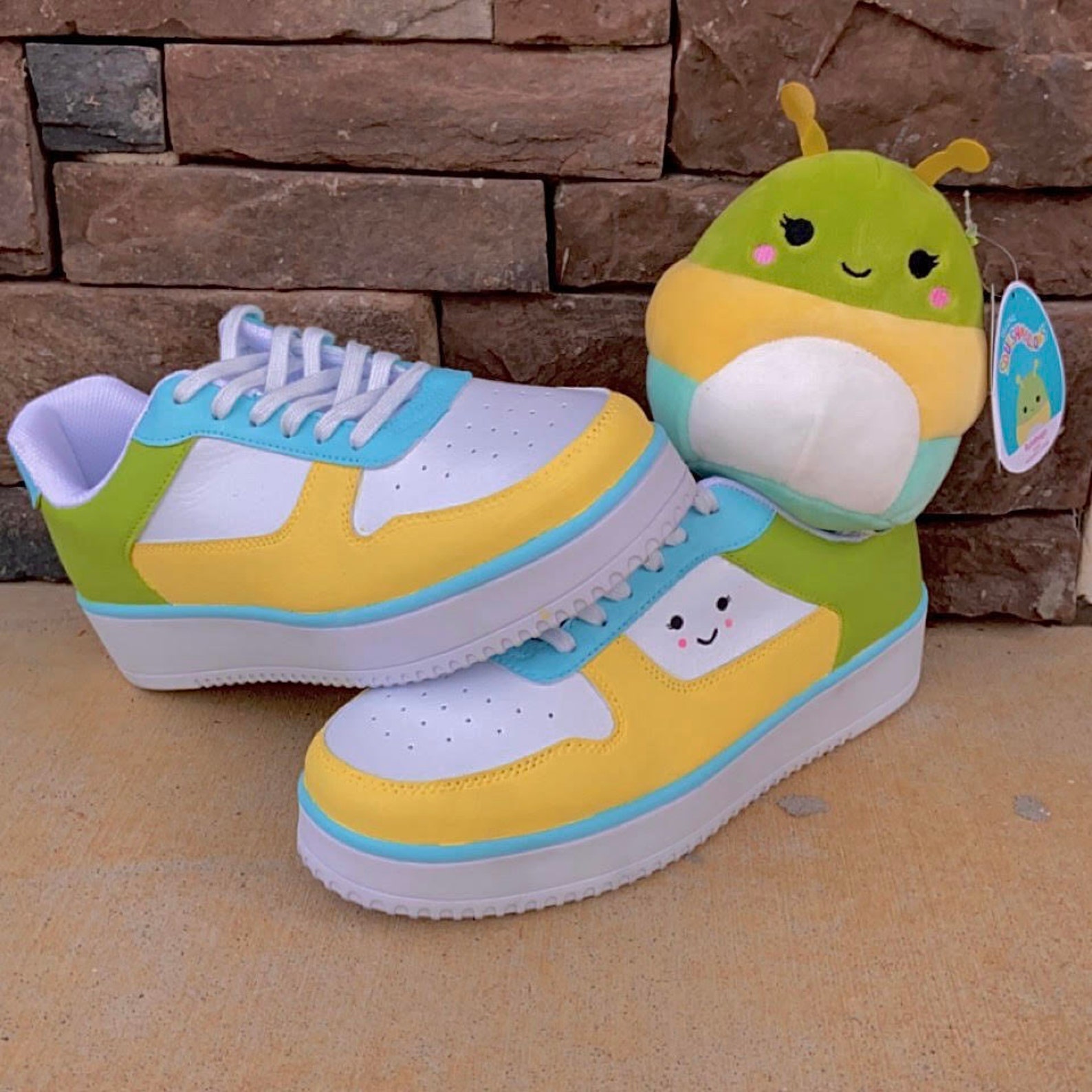 Squishmallow Designed Air Force One Knockoff Shoes Etsy