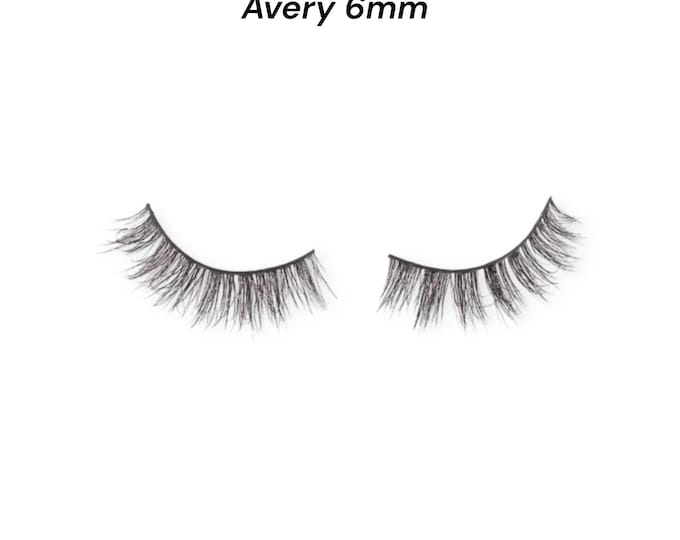Featured listing image: Avery 3D Siberian Mink Thin-Line Lashes 10/25/50/100 Pair