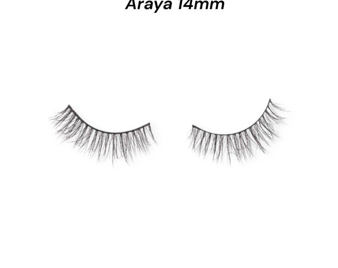 Featured listing image: Araya 3D Siberian Mink Thin-Line Lashes 10/25/50/100 Pair