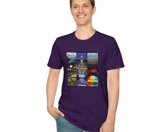Album Collage Unisex Softstyle T-Shirt (7 Colors, Sizes Range from S - 2XL)
