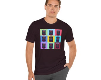 Unique T-Shirt for Music Producers, Beat Makers, Artists and Culture Jammers: Parody of Live/Sliced Beats/Pop Art