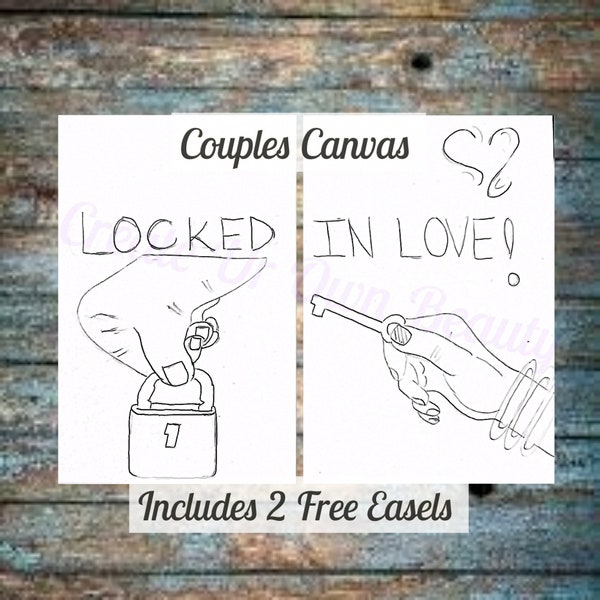 Nuberlic Date Night Painting Kit For Couples Sip And Paint Kit For