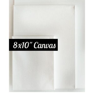 Puede incluir: Un lienzo blanco de 20,3 x 25,4 cm, listo para pintar.