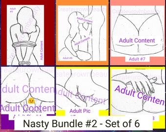6 Adult Sex Canvas, Paint Party, Censored and Nude, Sip and Paint, Sex Toys, Couples Painting, Adult Paint Kit, Adult Sex Party, Nasty