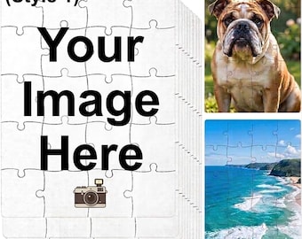 Custom Photo Jigsaw Puzzle | Personalized Sublimation Puzzle 20, 48, 75, 120, 200 Pieces