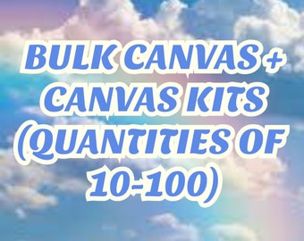 Kit de lienzo para pintar y degustar bebidas: Artículos para fiestas de pintura para adultos
