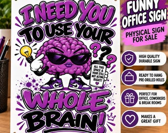 Funny Office Sign, Custom Signs, Sublimation, Office Decorations, Office Signs