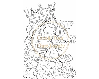 Sip and Slay Paint and Sip Party Kits