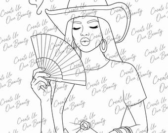 Cowgirl, Pre Drawn Canvas, Paint and Sip Kit, Ready to Paint, Sublimated Canvas, DIY Sip and Paint, Western Paint Kit