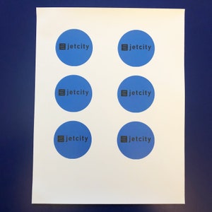 Matte vinyl sticker paper custom sample